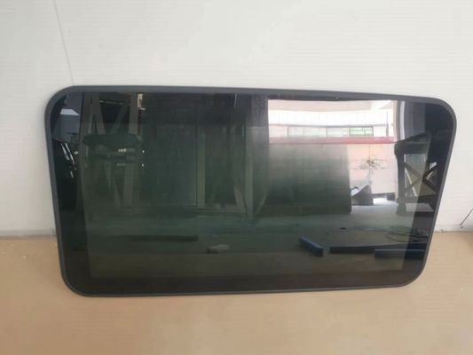 Transparent Auto Sunroof Glass With Tape Toyota Prado J150 SUV Replacement
