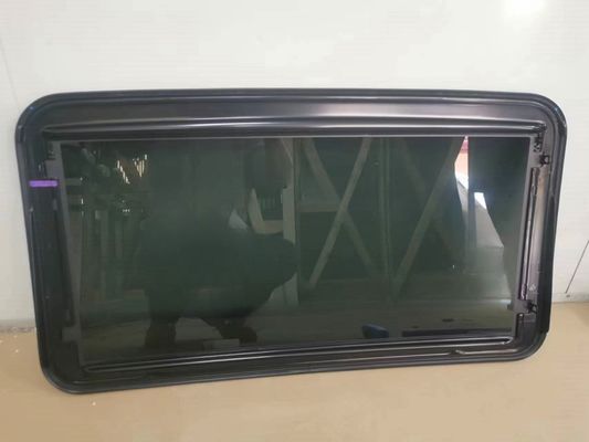 Transparent Auto Sunroof Glass With Tape Toyota Prado J150 SUV Replacement