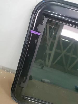 Transparent Auto Sunroof Glass With Tape Toyota Prado J150 SUV Replacement