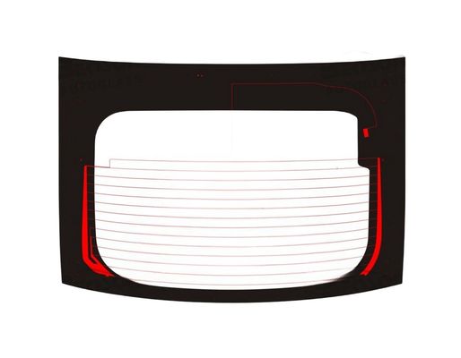 4mm Back Windshield Of Car Honda Insight HBK 2009-14 Rear Auto Parts Assembly