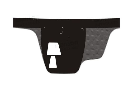 Customized Mazda 3 Windshield , Smooth Surface Automotive Car Laminated Glass
