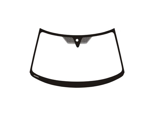 Safety Car Front Windshield Glass , Heat Resistant Car Tempered Glass Parts